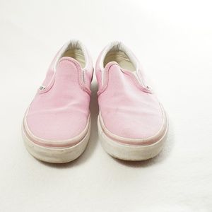Pink Slip On Vans Size 2.5 Youth